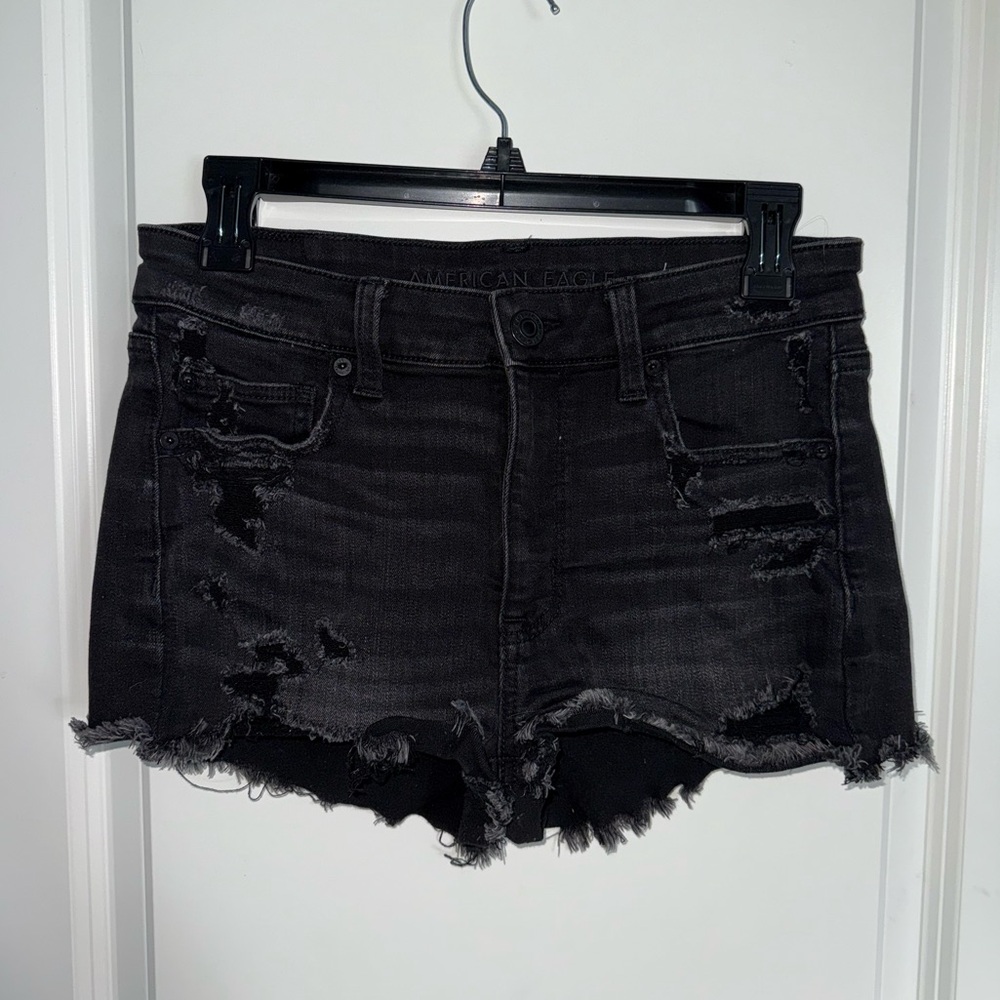 Black Jean shorts- American Eagle